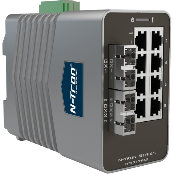 HMS Networks - N-Tron NT-5010-GX2-SC80 Switch Gigabit Manageable Industriel