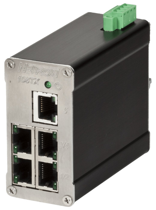 HMS Networks - N-Tron 105TX-MDR | Switch non manageable 5 ports