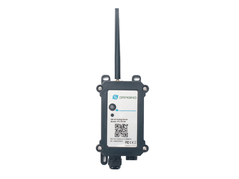 Dragino PS-CB-NA : Capteur Analogique NB-IoT/LTE-M 4-20mA