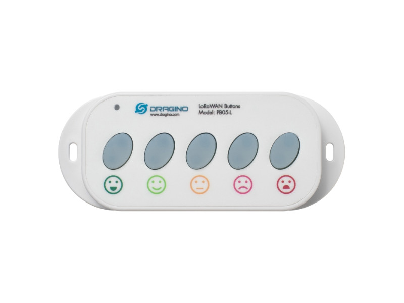 Dragino PB05-L Bouton Poussoir LoRaWAN 5 Touches IP20