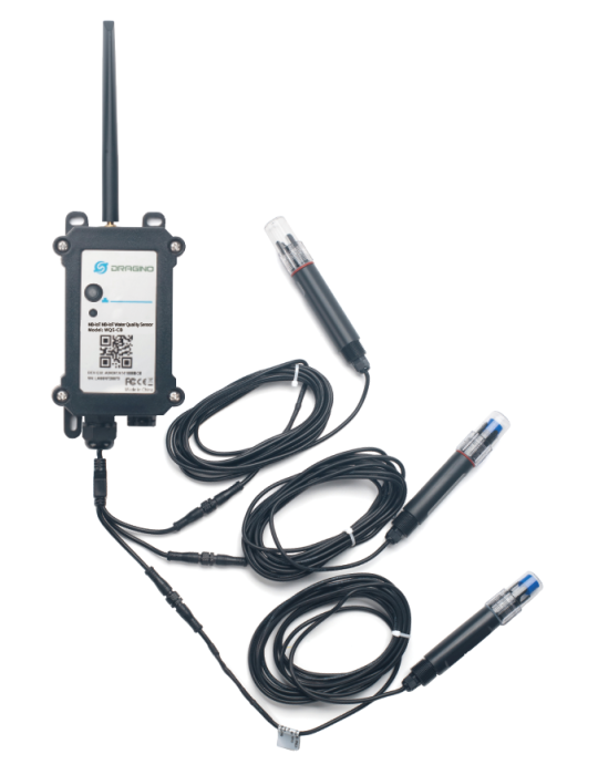 Dragino WQS-CB : Convertisseur Qualité Eau NB-IoT LTE-M 1-3 Sondes