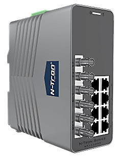 HMS Networks - N-Tron NT-110-FX2-ST15 | Switch 10 ports DIN