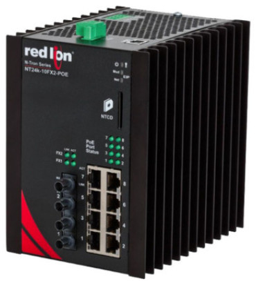 HMS Networks - N-Tron NT24K-10FX2-ST-POE | Switch manageable