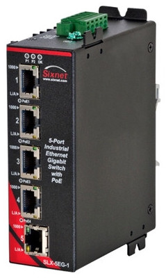 HMS Networks - N-Tron SLX-5EG-1 Switch Ethernet 5 Ports Gigabit PoE