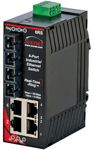 SL-6RS-5SC-D1 switch Ethernet industriel manageable 6 ports
