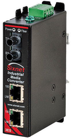 SLX-3ES-2ST - Convertisseur média cuivre-fibre 3 ports HMS N-Tron