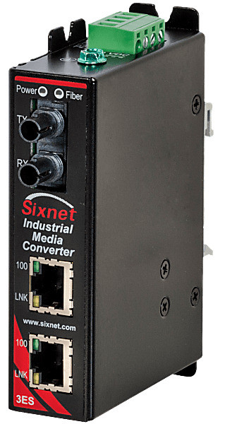 SLX-3ES-2ST - Convertisseur média cuivre-fibre 3 ports HMS N-Tron