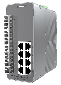 HMS Networks - N-Tron NT-112-FX4-SC00 switch 12 ports industriel