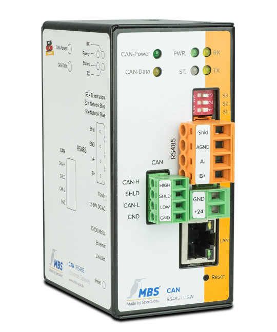 MBS X-Series [CAN] — RS-232 (11-0072) | Passerelle universelle