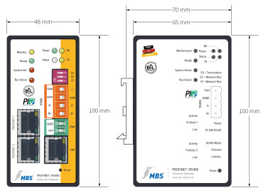 MBS X-Series [PROFINET] RS-232 (11-0078) | Passerelle universelle