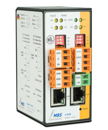 MBS X-Series [x-link] — 2xLAN, 1xRS232, 2xRS485 | 11-0045