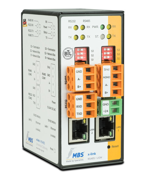 MBS X-Series [x-link] — 2xLAN, 1xRS232, 2xRS485 | 11-0045