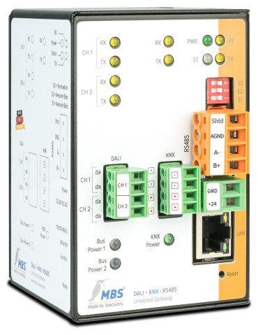 MBS X-Series [KNX + DALI] — RS-485 (réf. 11-0064) | Passerelle universelle