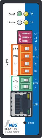 MBS UBR-CAP | Mk II — Interface de capture BACnet MS/TP