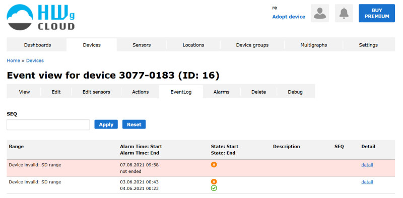 Hwg-cloud.com - Service cloud gratuit supervision HW group