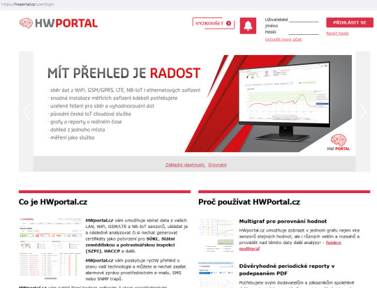 SensDesk - portail cloud supervision environnementale HWgroup