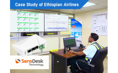 Ethiopian Airlines améliore la logistique de la chaîne du froid grâce aux appareils STE2 R2 et au portail SensDesk (Article HW group)